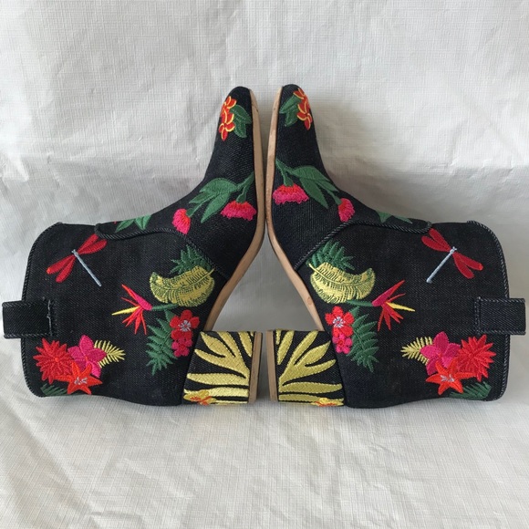 Laurence Decade Pete Tropicale Embroidered Boots - Picture 7 of 15